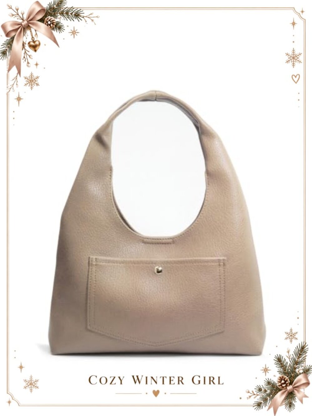 Slouchy Faux Leather Hobo Bag for Women Soft Tote Small Purse Magnetic Pocket